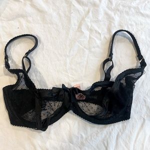 Agent Provocateur 34D Swiss Dot Demi Bra